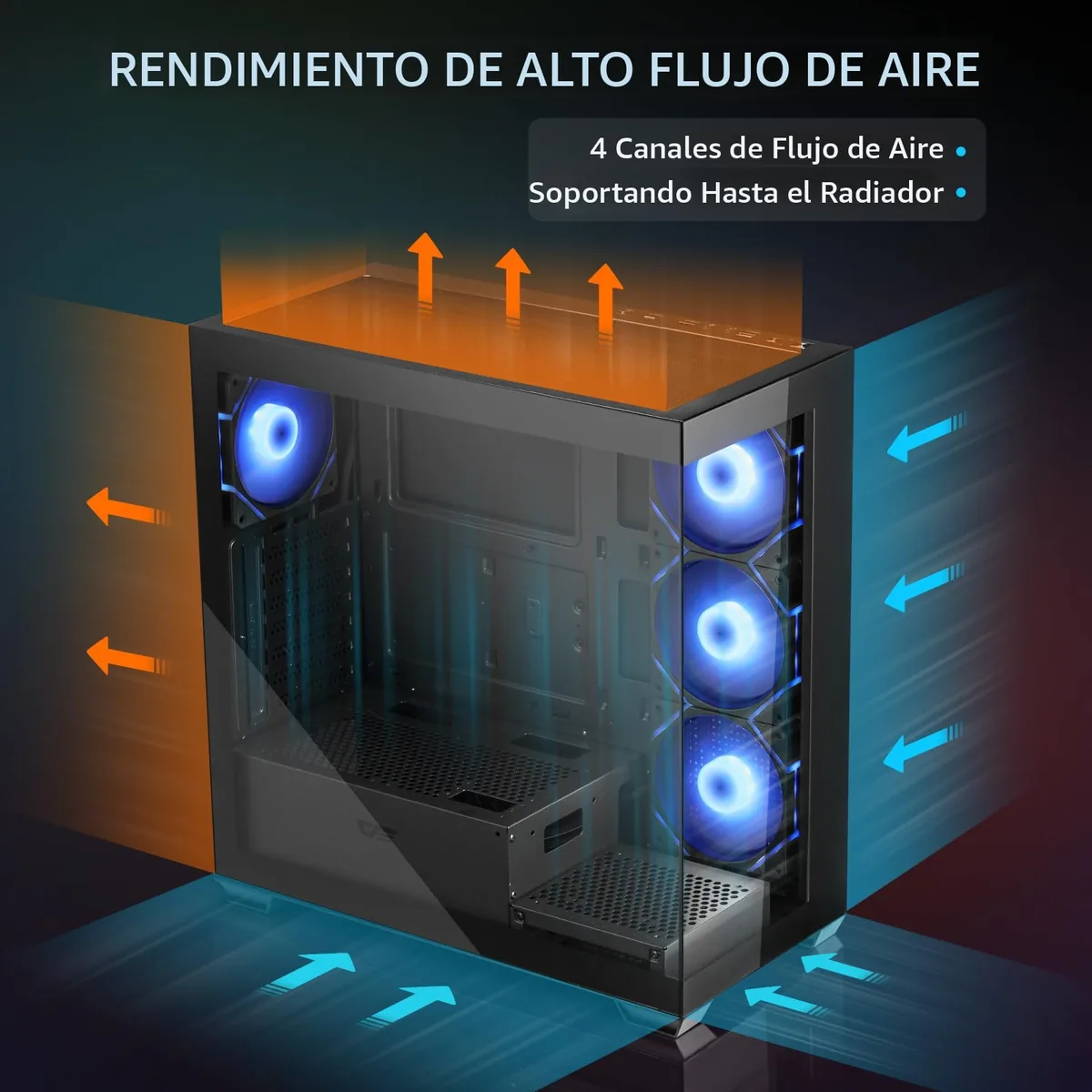 darkFlash ATX Mid-Tower (pre-instalado) foto 4