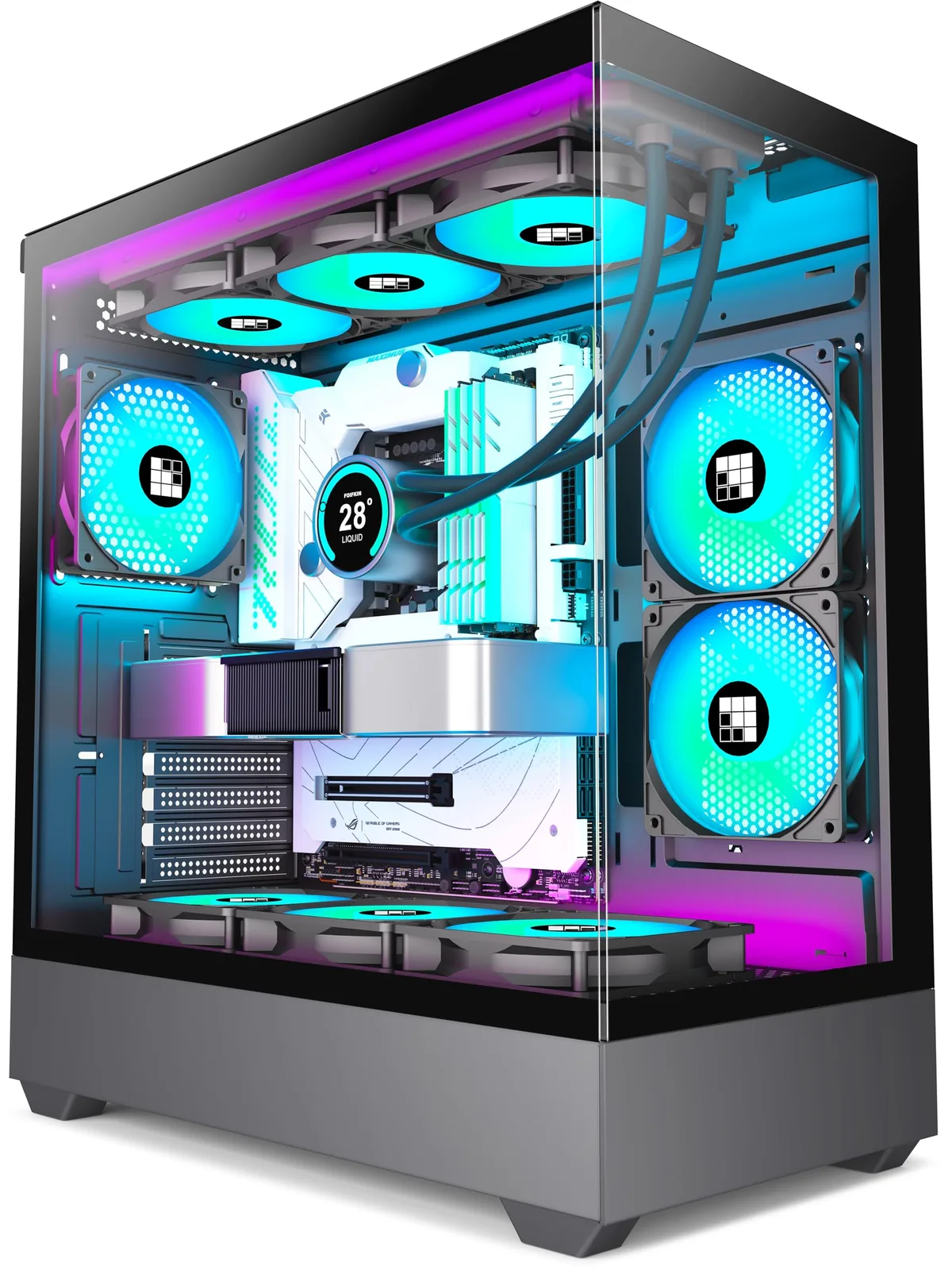 FOIFKIN F1 ATX 6 ventiladores ARGB