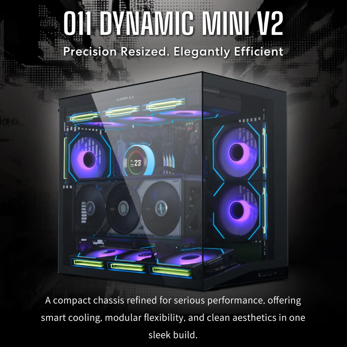 LIAN LI O11D MINI V2 Flow ATX foto 2