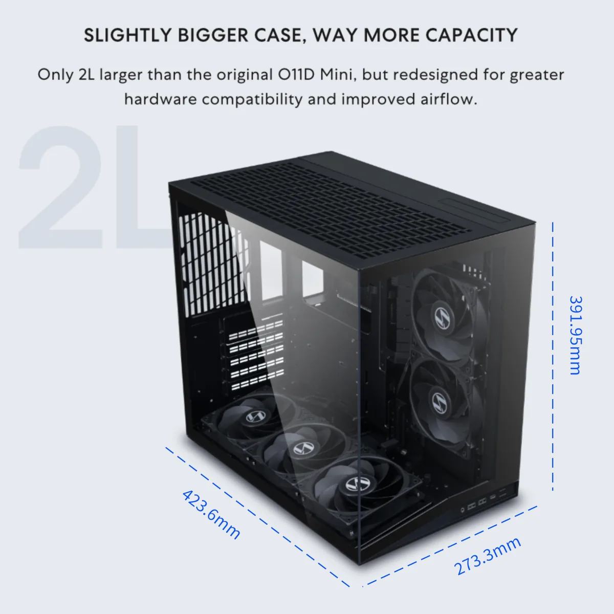 LIAN LI O11D MINI V2 Flow ATX foto 3