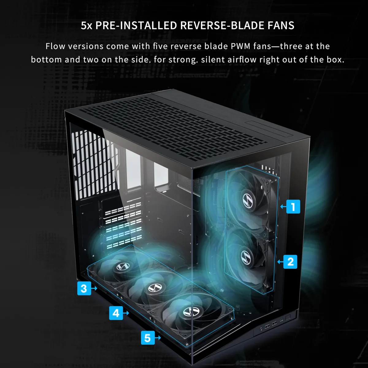 LIAN LI O11D MINI V2 Flow ATX foto 4