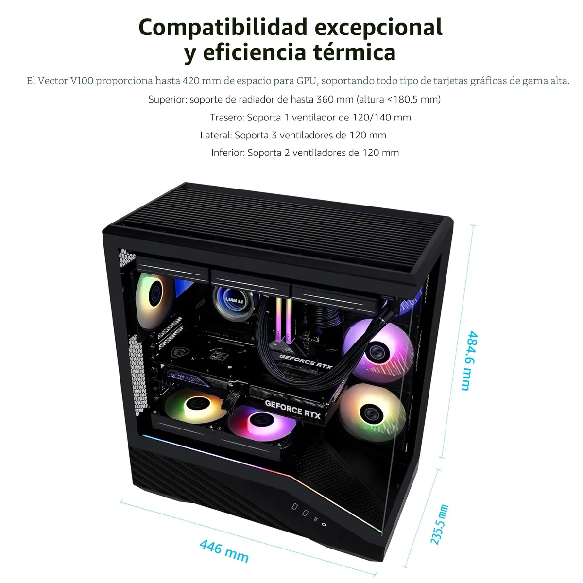 Lian Li V100 ATX Mid-Tower foto 3