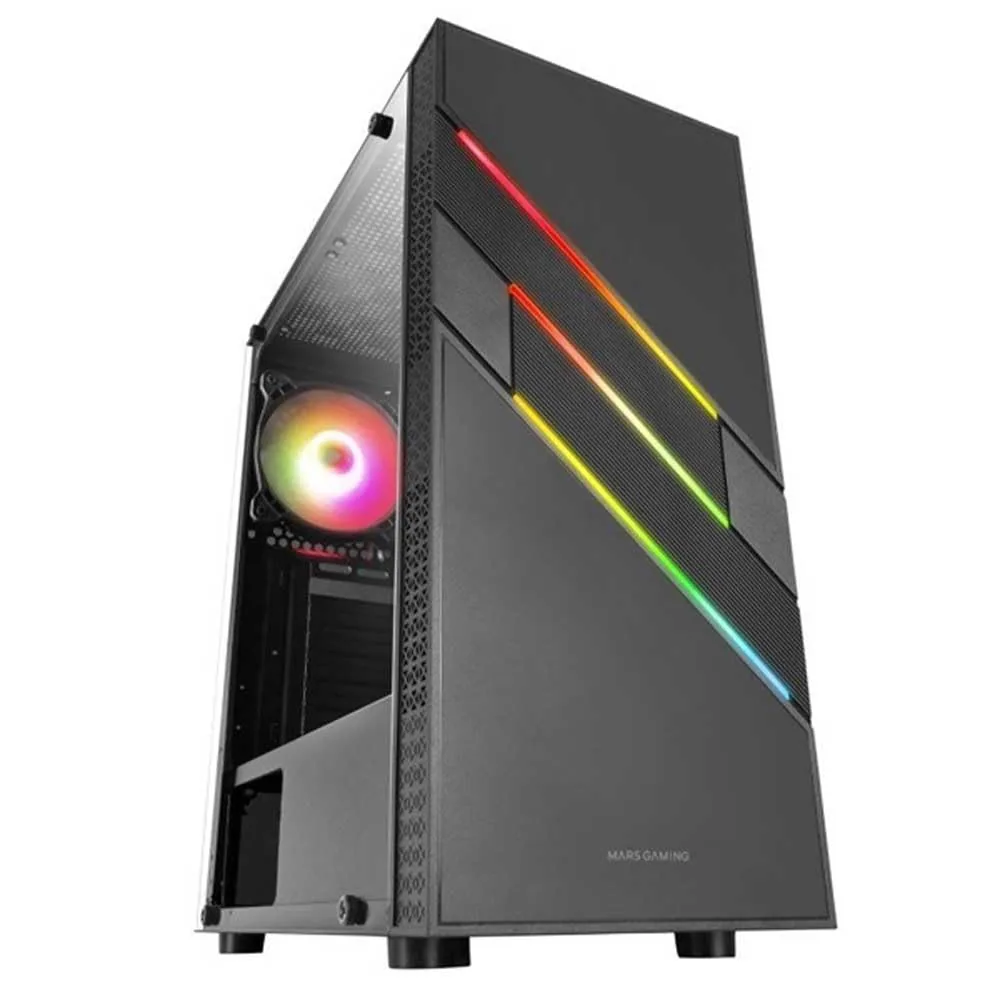 Mars Gaming MCX Caja ATX con Panel de Cristal Templado