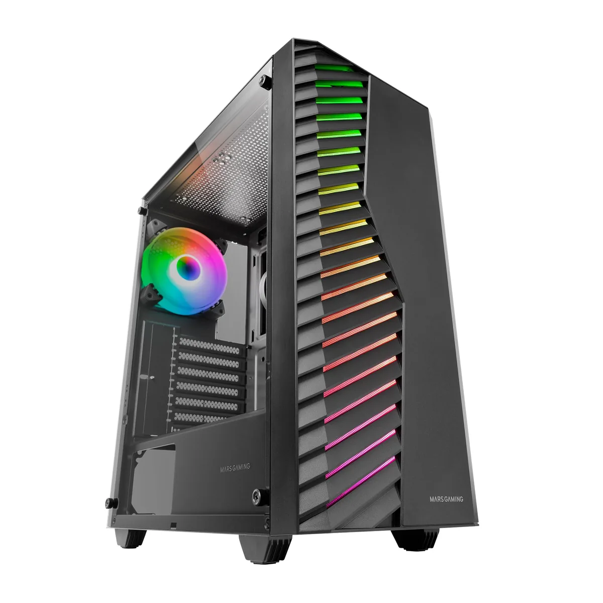 Mars Gaming MCX Caja ATX con Panel de Cristal Templado foto 3