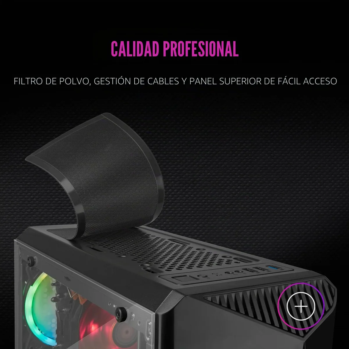 Mars Gaming MCX Caja ATX con Panel de Cristal Templado foto 6