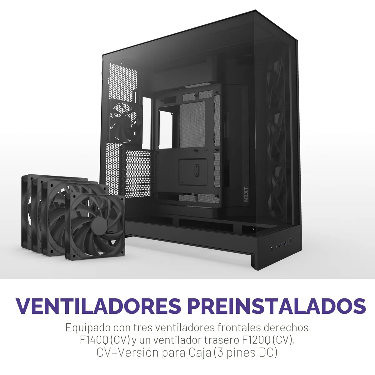 NZXT H9 Flow ATX doble cámara foto 4