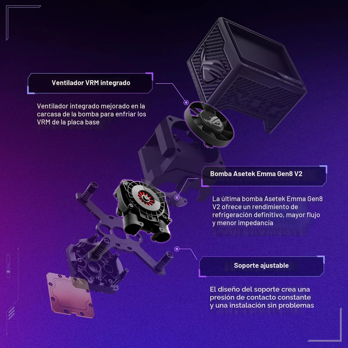 ASUS ROG RYUJIN III 360 ARGB EXTREME (AIO líquido) foto 4