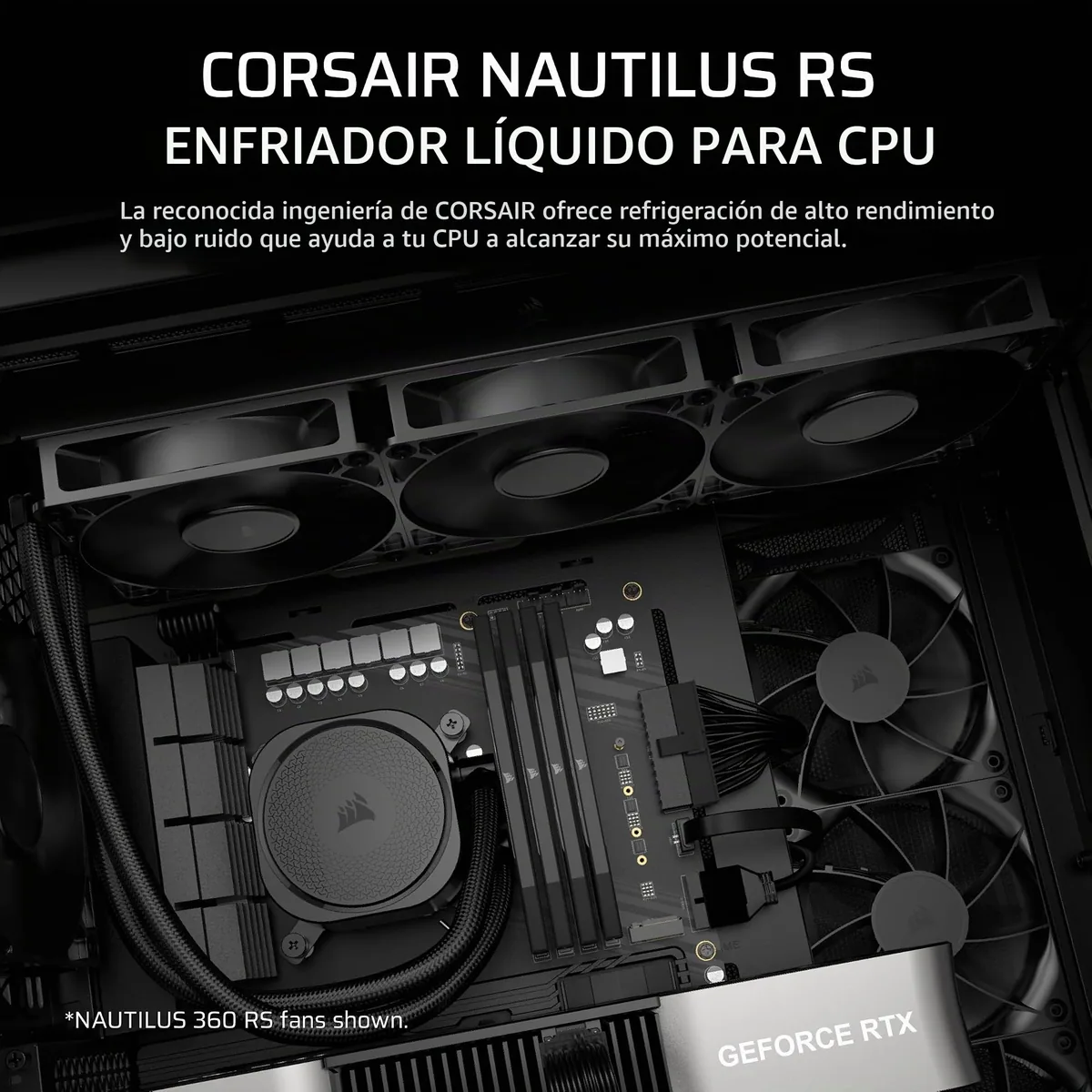 CORSAIR Nautilus 240 RS (AIO líquido) foto 2