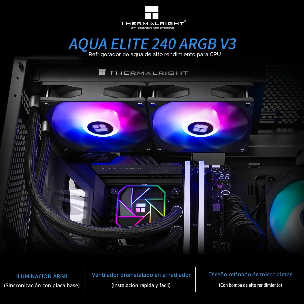 Thermalright Aqua Elite 240 V3 (AIO líquido) foto 3
