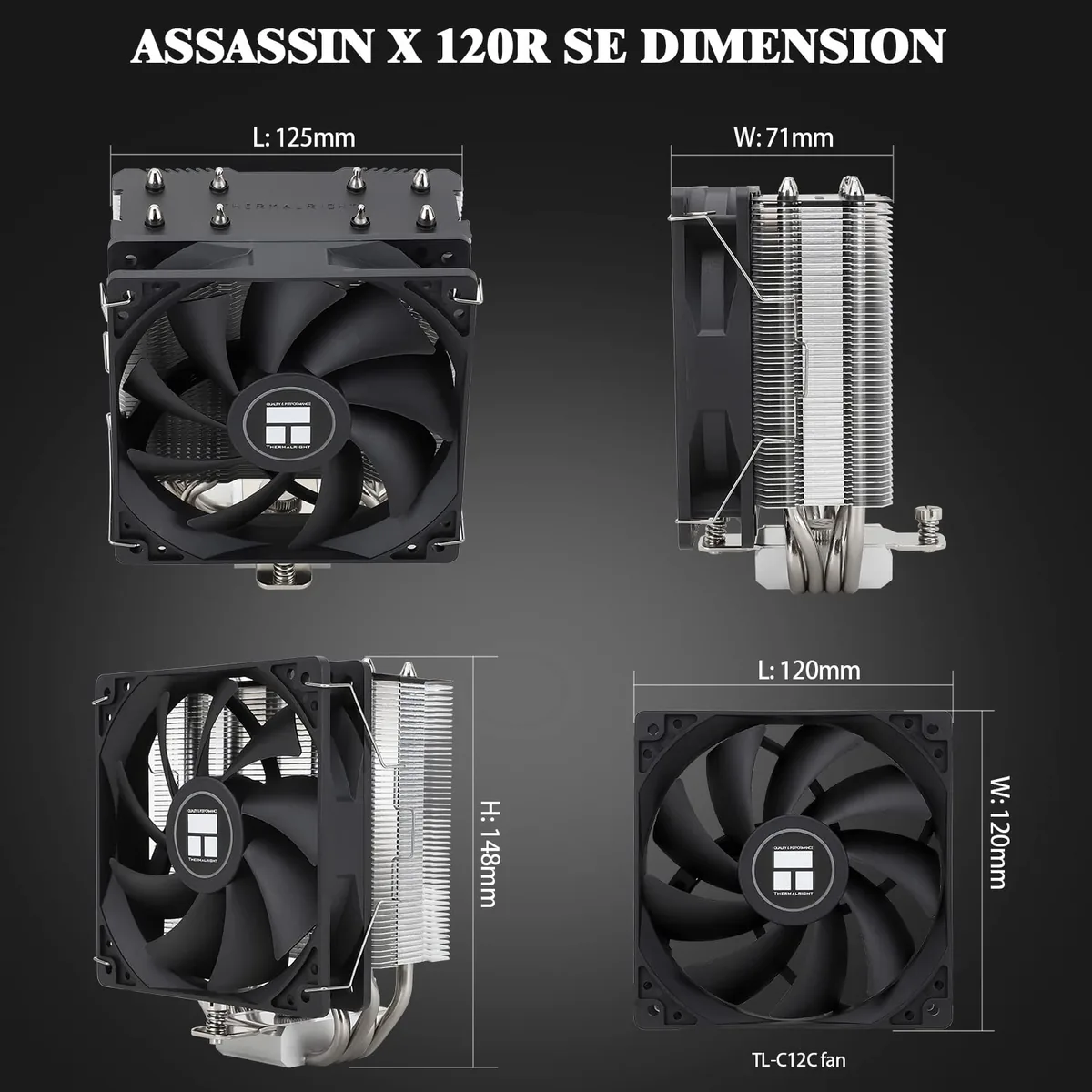 Thermalright Assassin X120 Refined SE (aire) foto 5