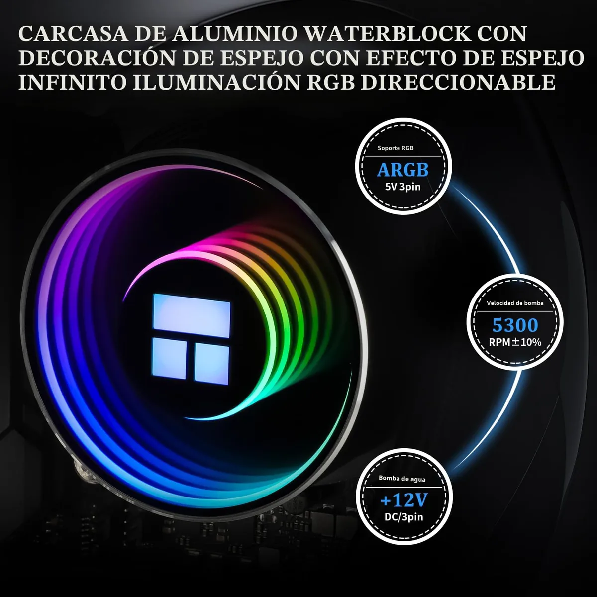 Thermalright Frozen Notte 360 ARGB v2 (AIO líquido) foto 2