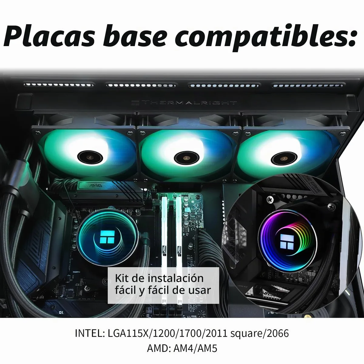 Thermalright Frozen Notte 360 ARGB v2 (AIO líquido) foto 6