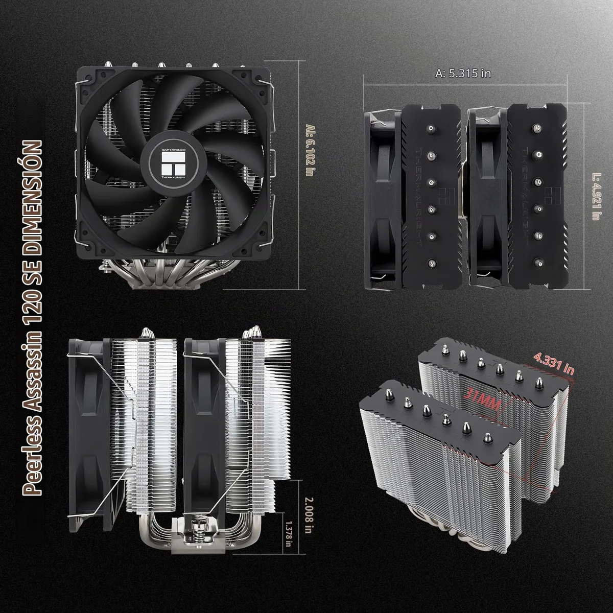 Thermalright Peerless Assassin 120 SE (aire) foto 4