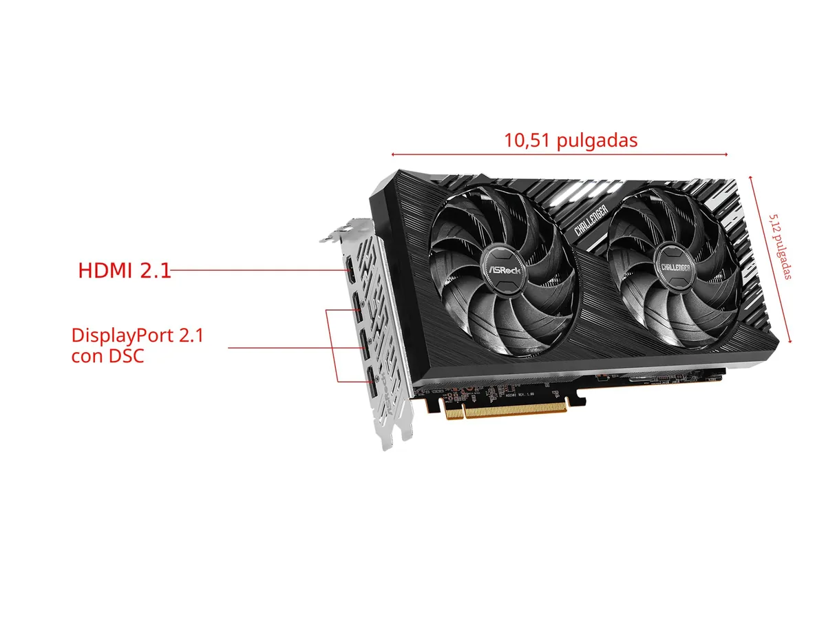 ASRock Radeon RX 7700 XT Challenger 12GB foto 2