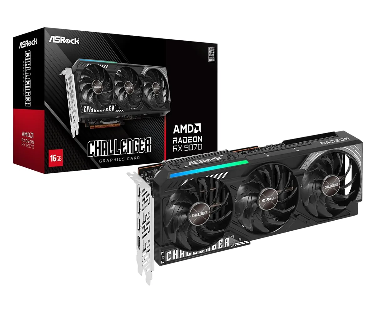 ASRock Radeon RX 9070 Challenger 16GB