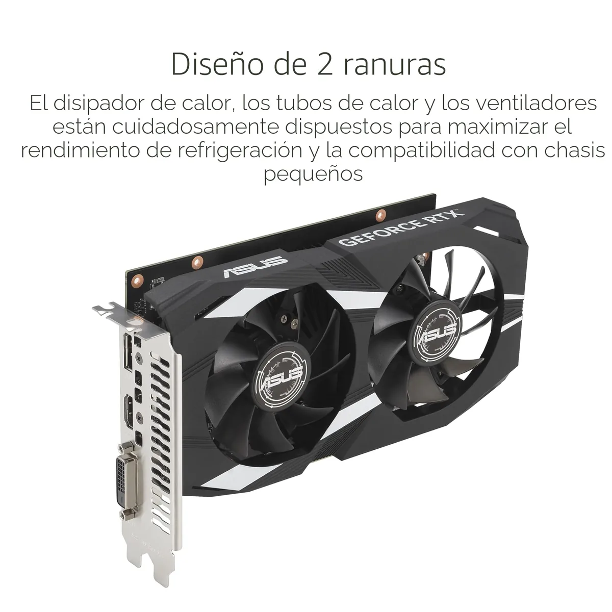 ASUS Dual GeForce RTX 3050 6GB GDDR6 OC foto 3