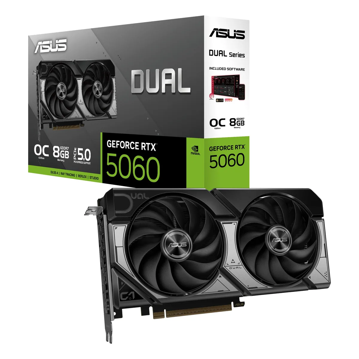 ASUS Dual GeForce RTX 5060 8GB GDDR7 OC