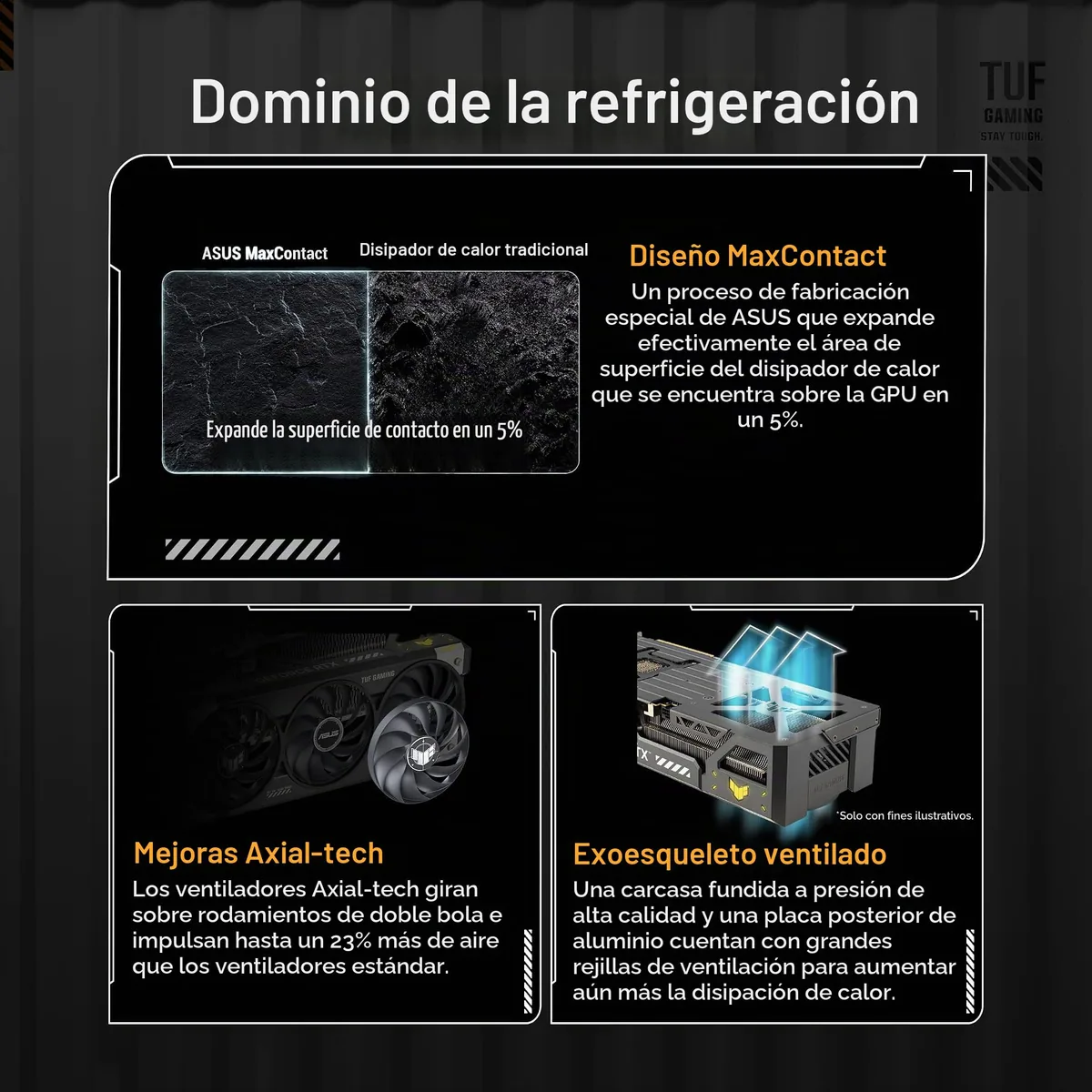 ASUS TUF Gaming GeForce RTX 5070 12GB OC foto 4