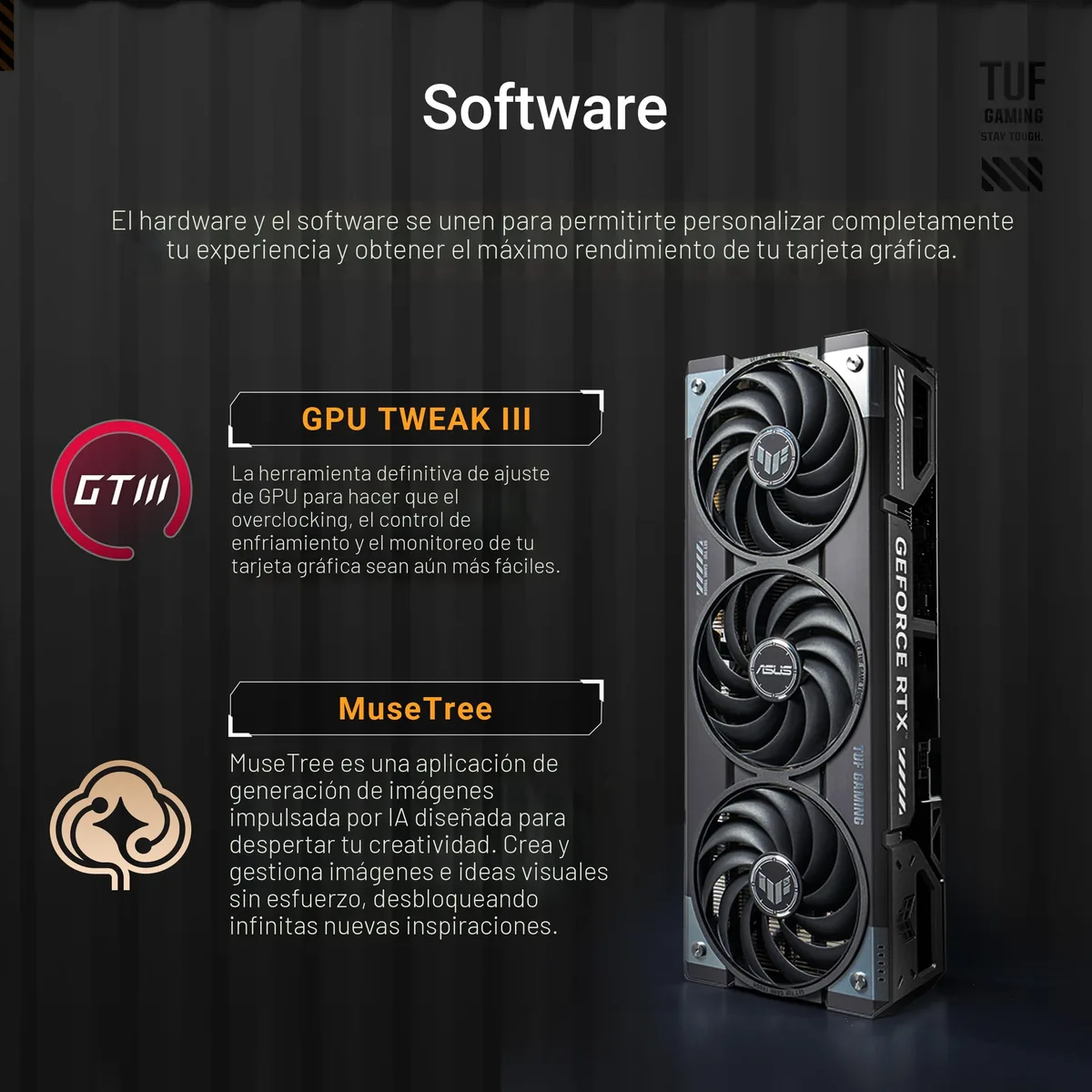ASUS TUF Gaming GeForce RTX 5070 12GB OC foto 6