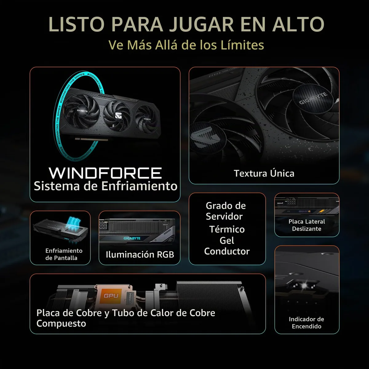 GIGABYTE Radeon RX 9060 XT Gaming OC ICE 16GB foto 3