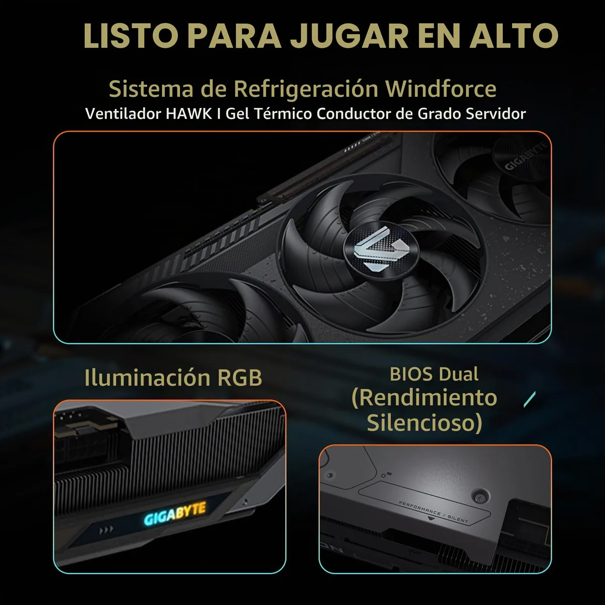 GIGABYTE Radeon RX 9070 XT Gaming OC 16GB foto 3