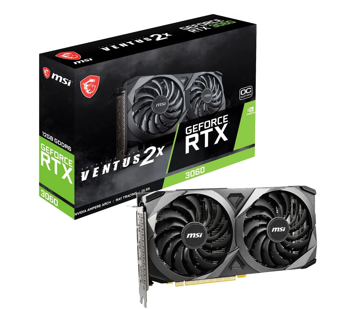 MSI Gaming GeForce RTX 3060 Ventus 2X 12G OC