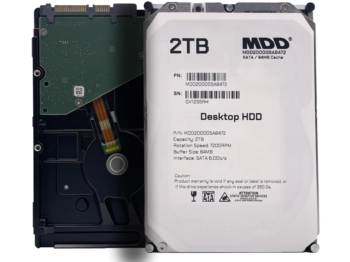 MDD 2TB 7200RPM SATA 3.5"