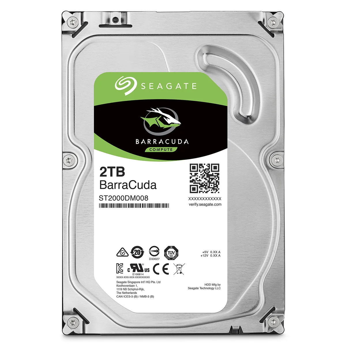 Seagate BarraCuda 2TB SATA 3.5" foto 3