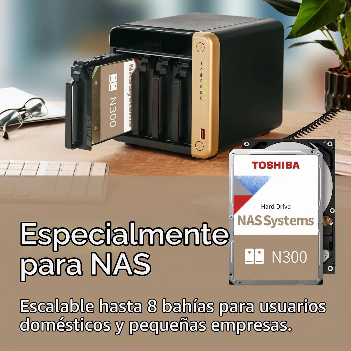 Toshiba N300 4TB NAS 7200RPM foto 2