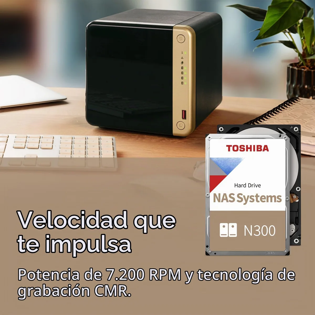 Toshiba N300 4TB NAS 7200RPM foto 4