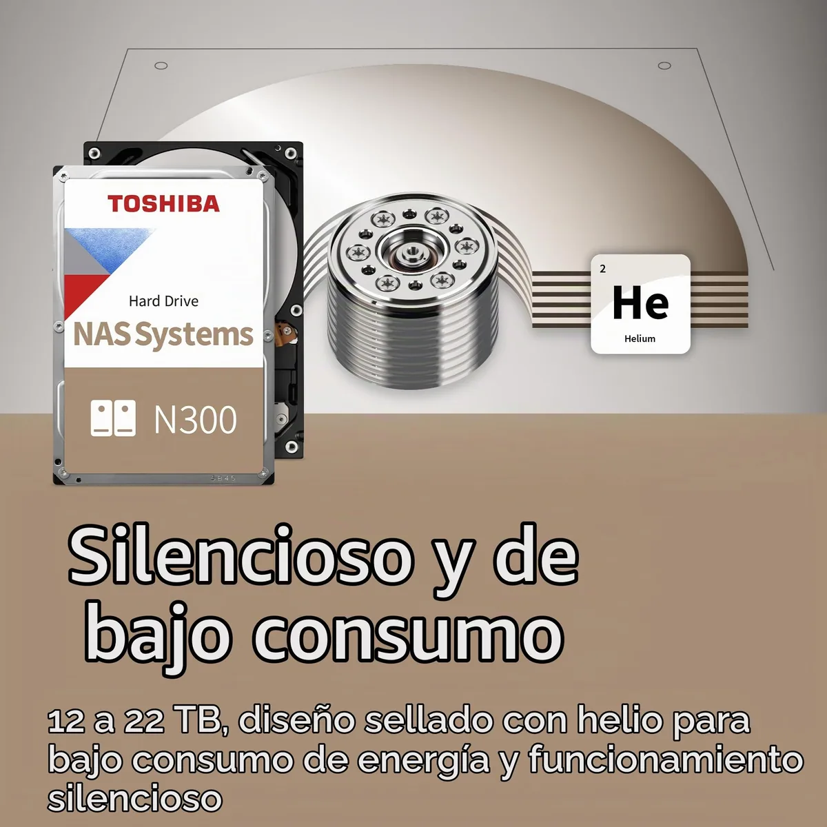Toshiba N300 4TB NAS 7200RPM foto 6