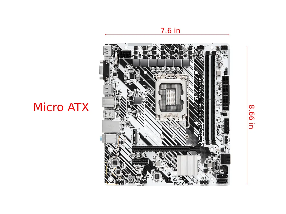 ASRock H610M-HDV/M.2+ D5 foto 2