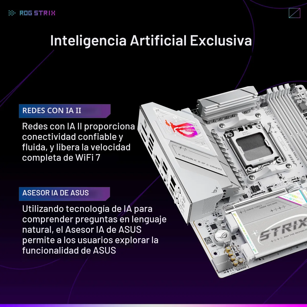 ASUS ROG Strix B850-G Gaming WiFi mATX (AM5) foto 2