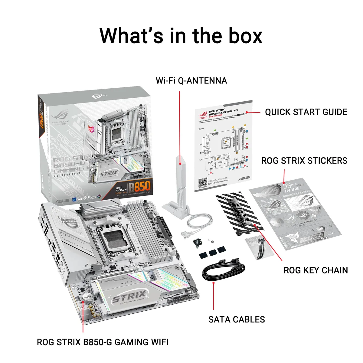 ASUS ROG Strix B850-G Gaming WiFi mATX (AM5) foto 6