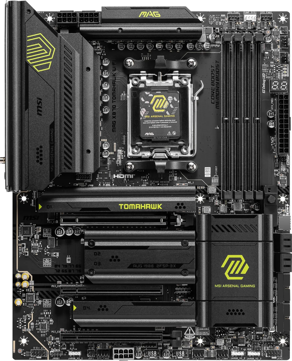 MSI MAG X870 Tomahawk WiFi ATX (AM5) foto 2
