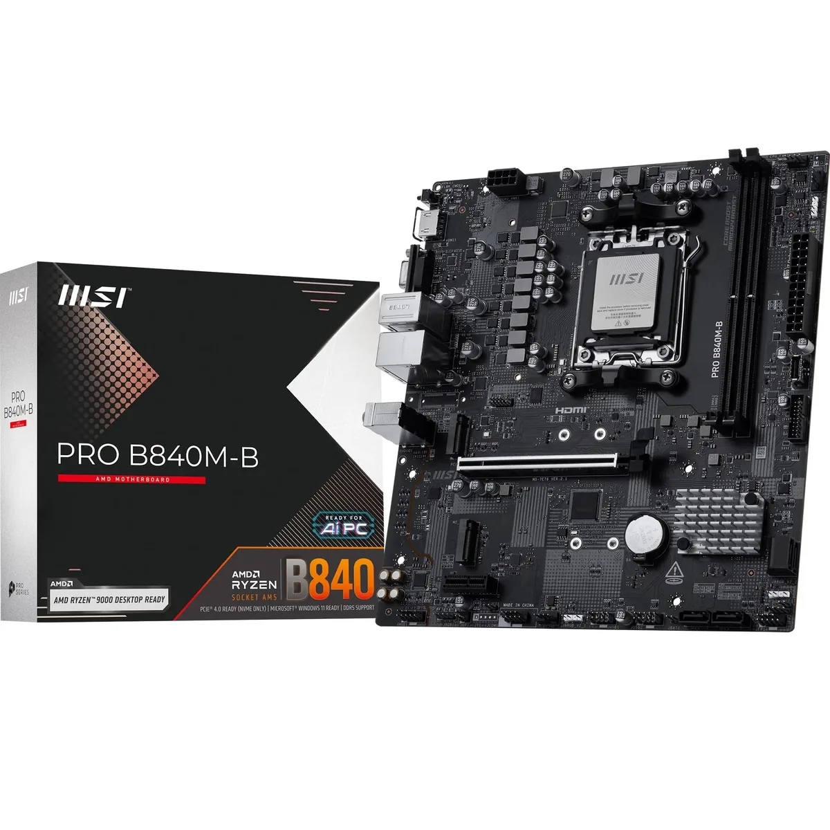 MSI PRO B840M-B mATX (AM5)