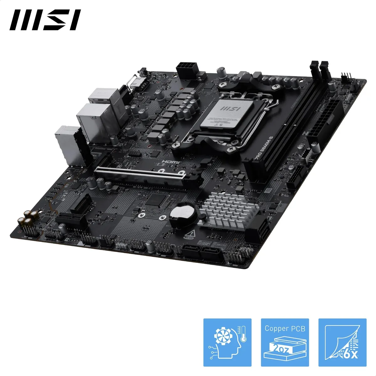 MSI PRO B840M-B mATX (AM5) foto 4