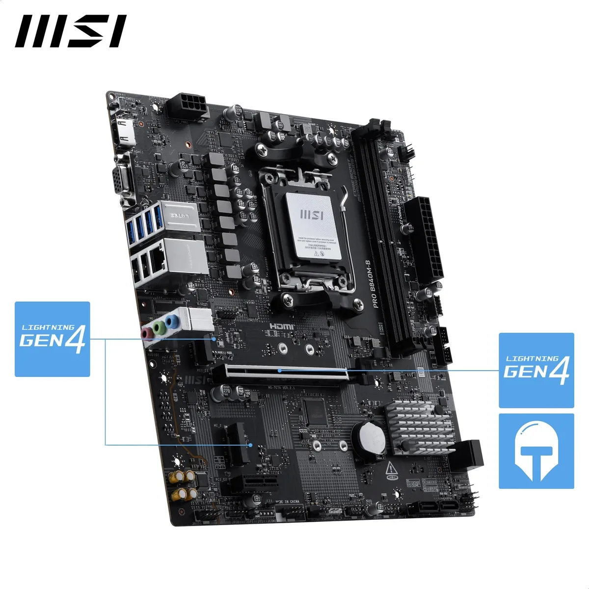 MSI PRO B840M-B mATX (AM5) foto 5