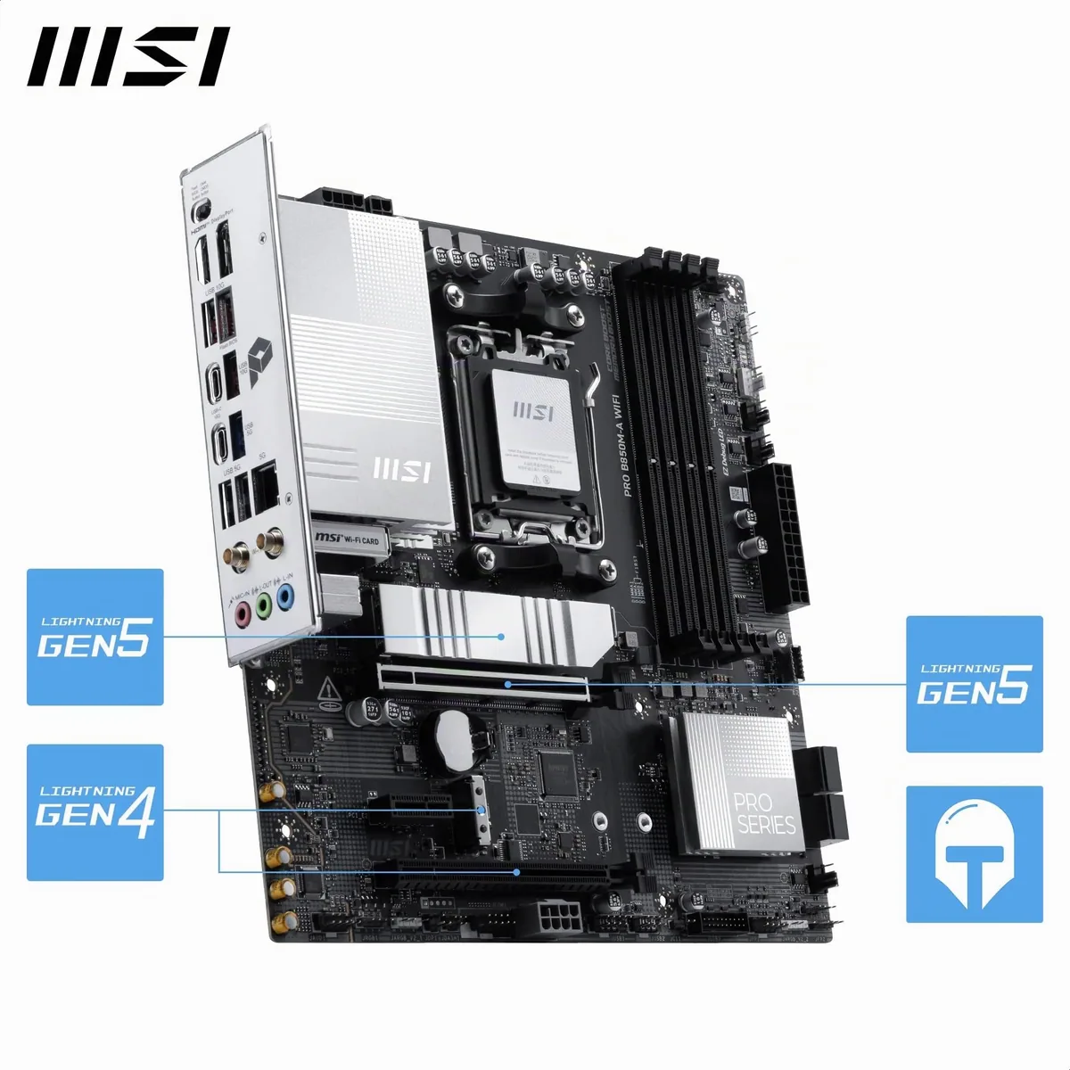 MSI PRO B850M-A WiFi mATX (AM5) foto 5