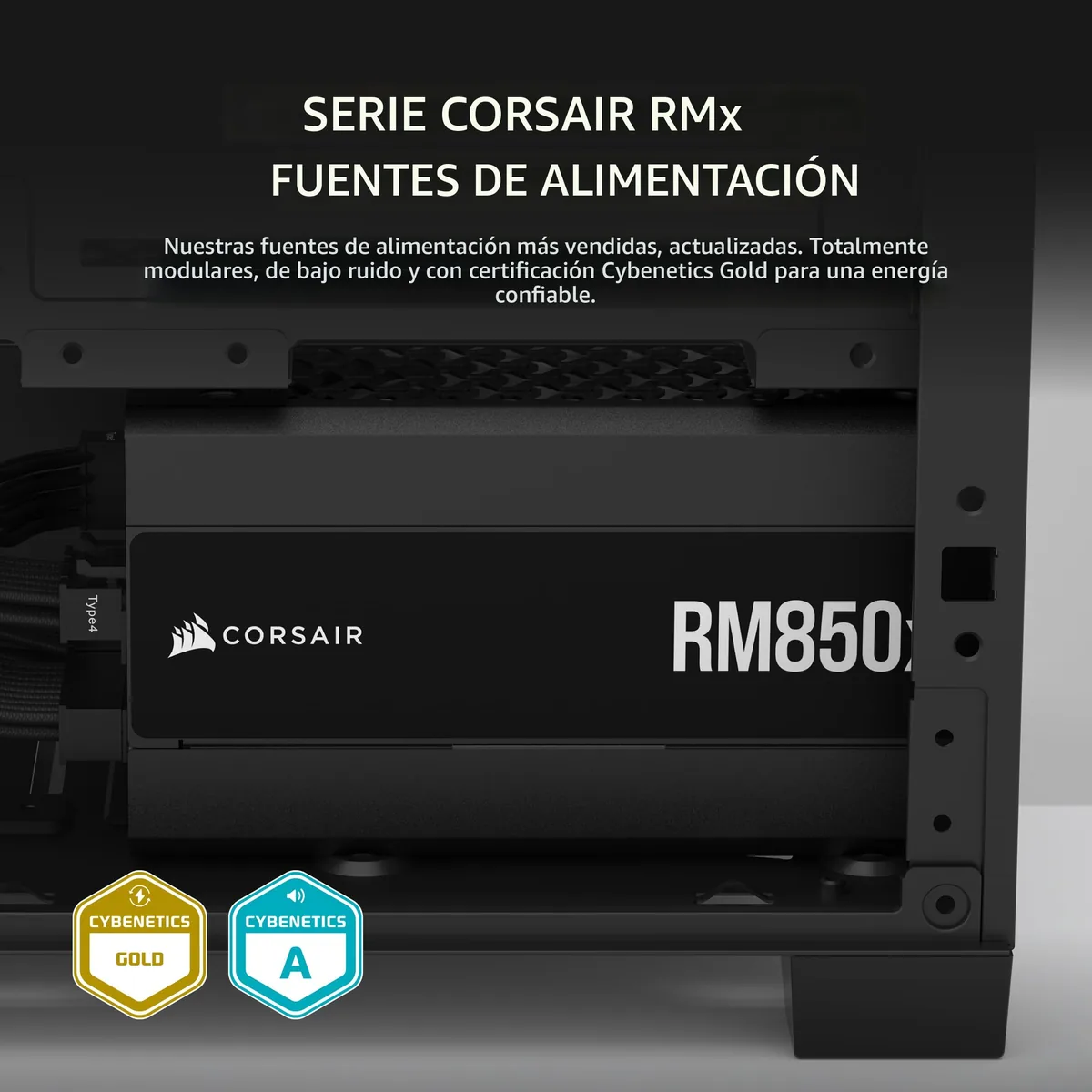 CORSAIR RM850x 850W 80+ Gold ATX3.1 Full Modular foto 2