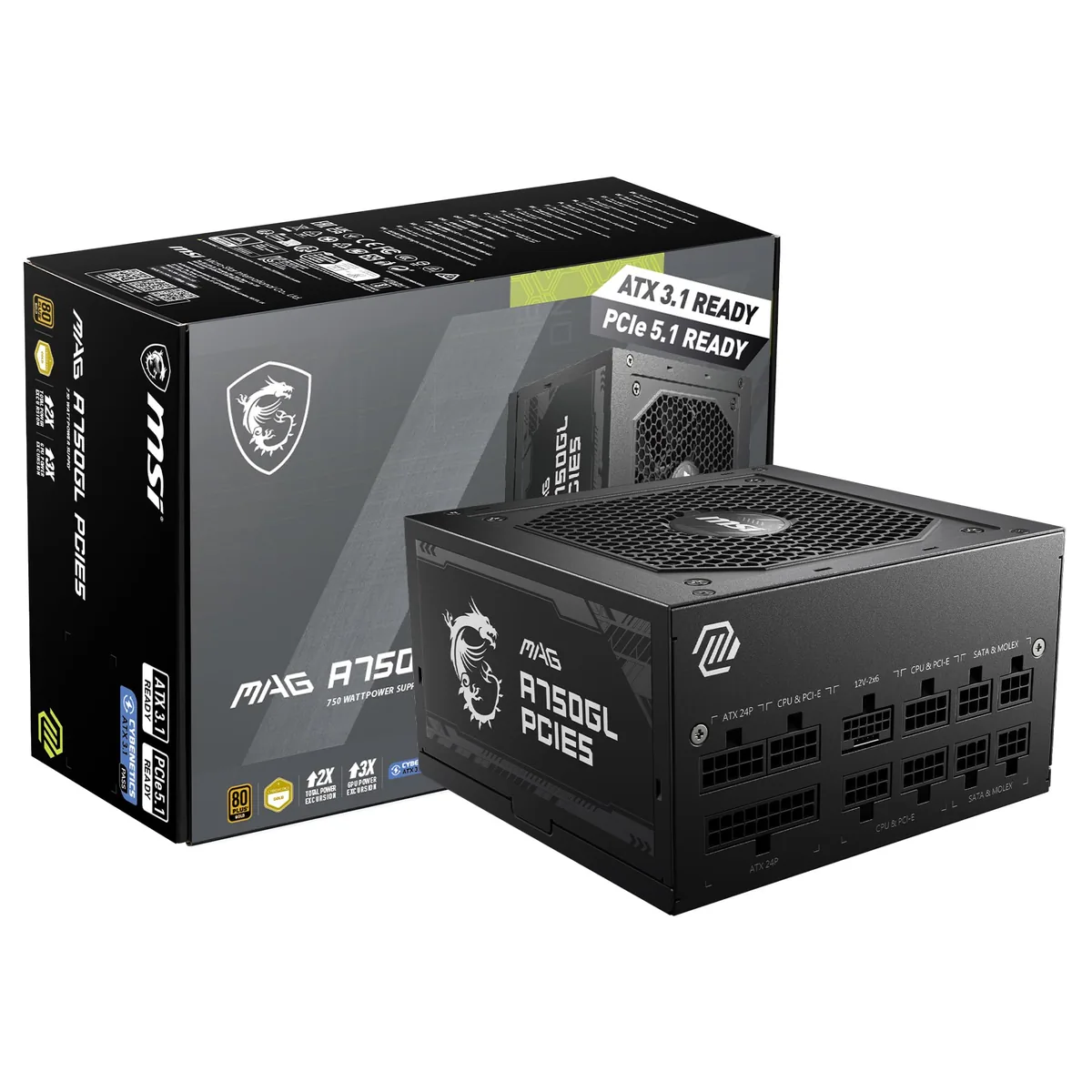MSI MAG A750GL PCIe5 750W 80+ Gold