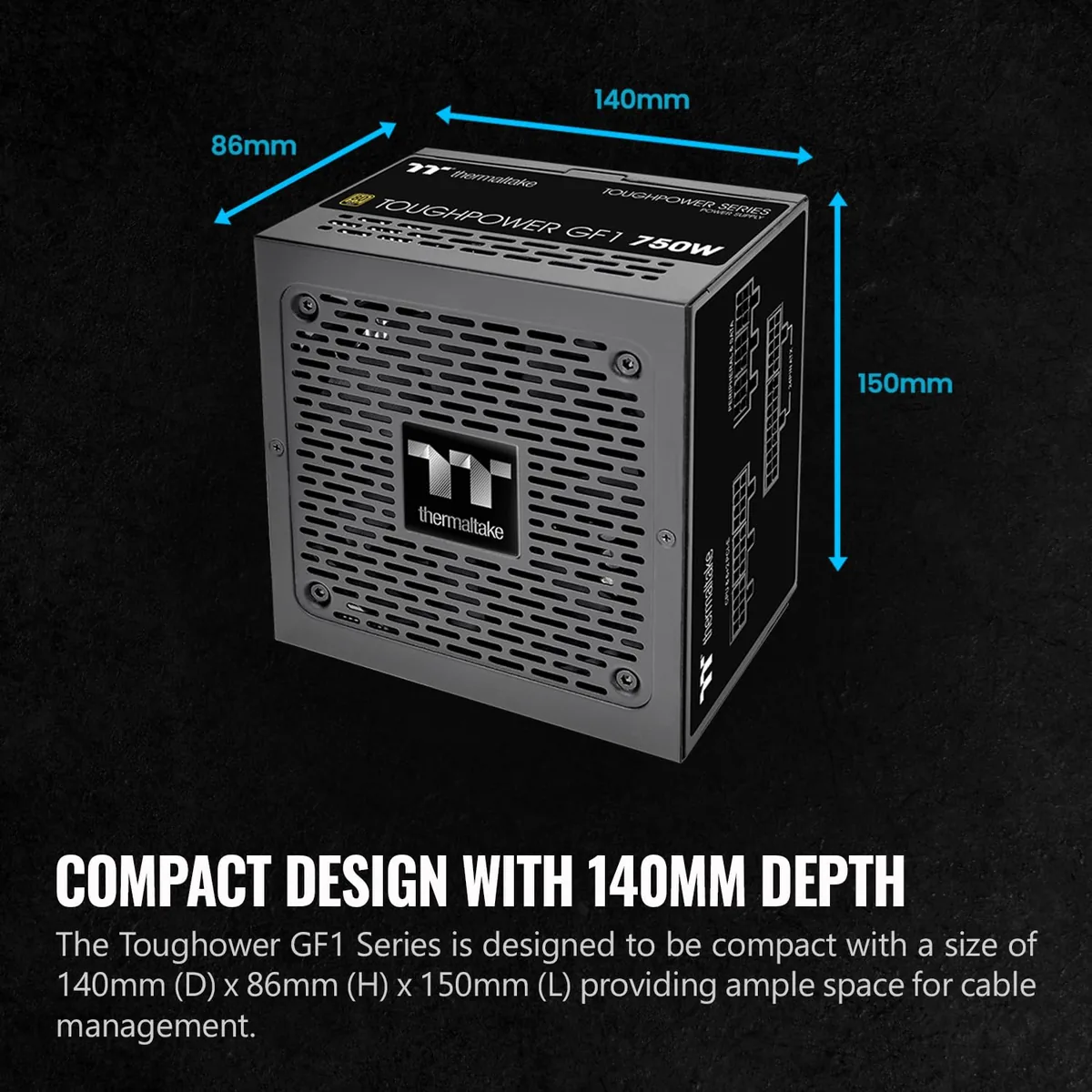 Thermaltake GF1 (2024) 750W Full Modular foto 4
