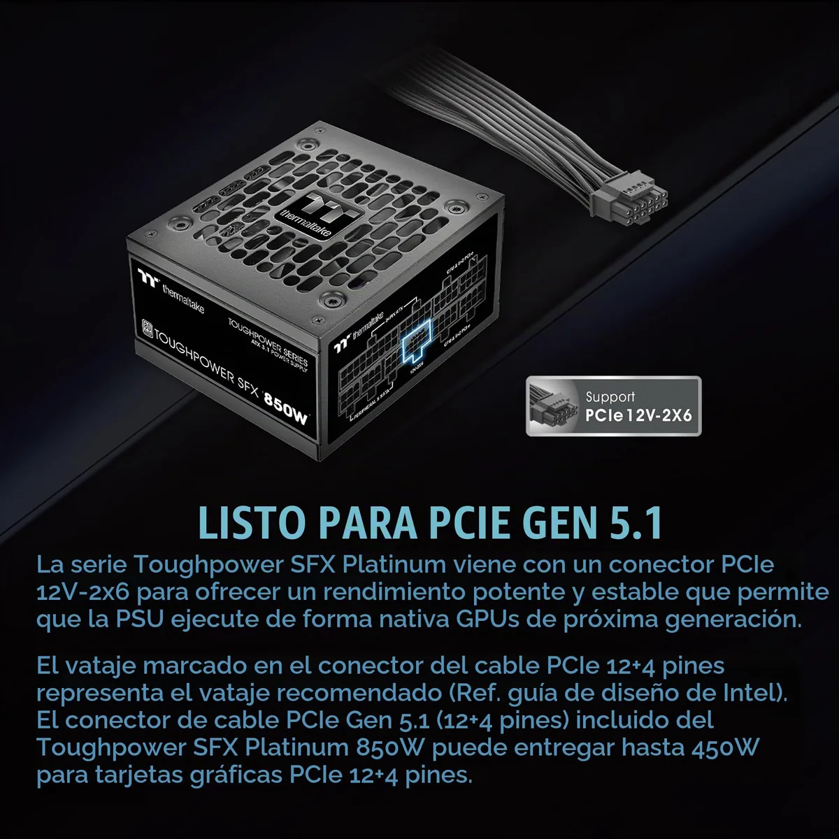 Thermaltake Toughpower SFX 850W 80Plus Platinum foto 4