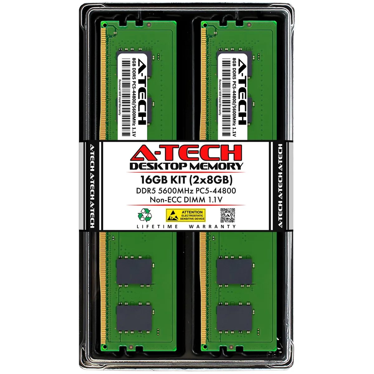A-Tech 16GB (2x8GB) DDR5 5600MHz CL46