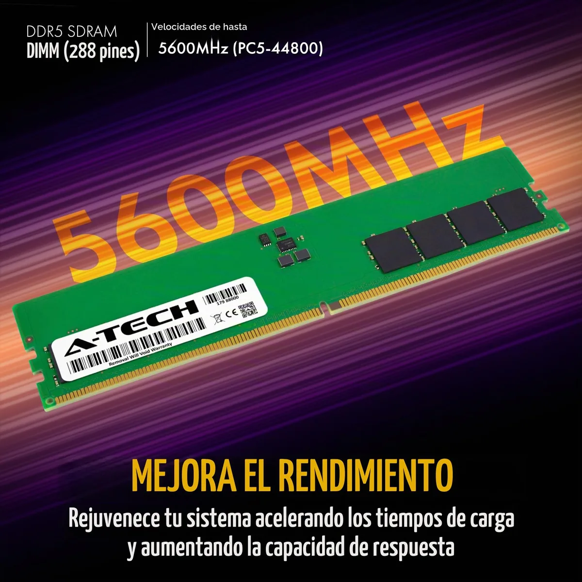 A-Tech 16GB (2x8GB) DDR5 5600MHz CL46 foto 2