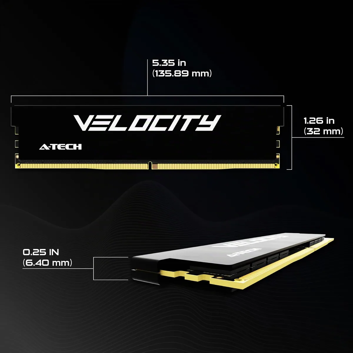 A-Tech Velocity 64GB (2x32GB) DDR5 5600MHz foto 6