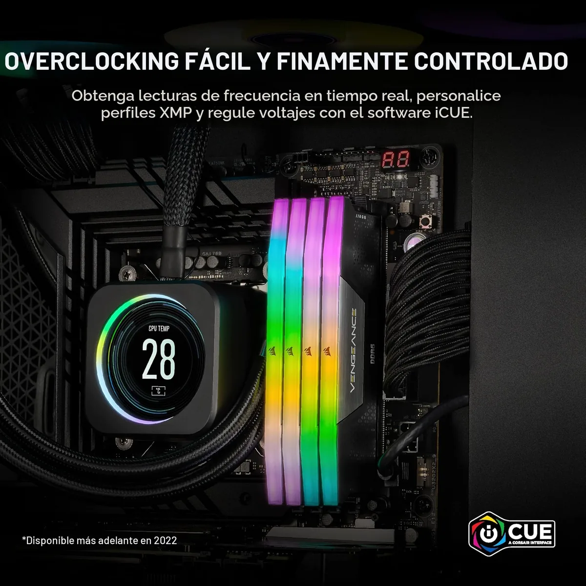 CORSAIR Vengeance RGB DDR5 32GB (2x16GB) 6000MHz CL30 foto 4
