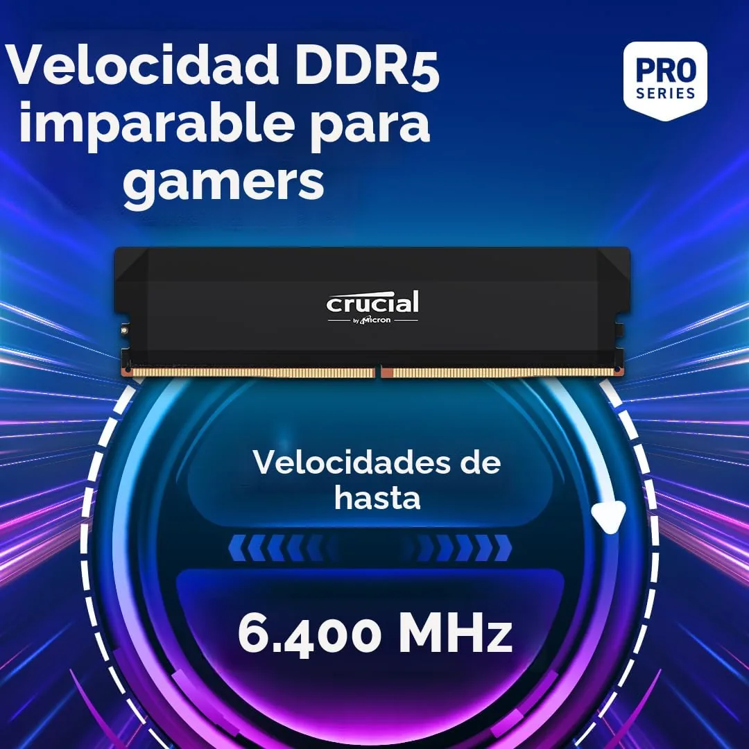 Crucial Pro 32GB (2x16GB) DDR5 6000MHz CL36 foto 2
