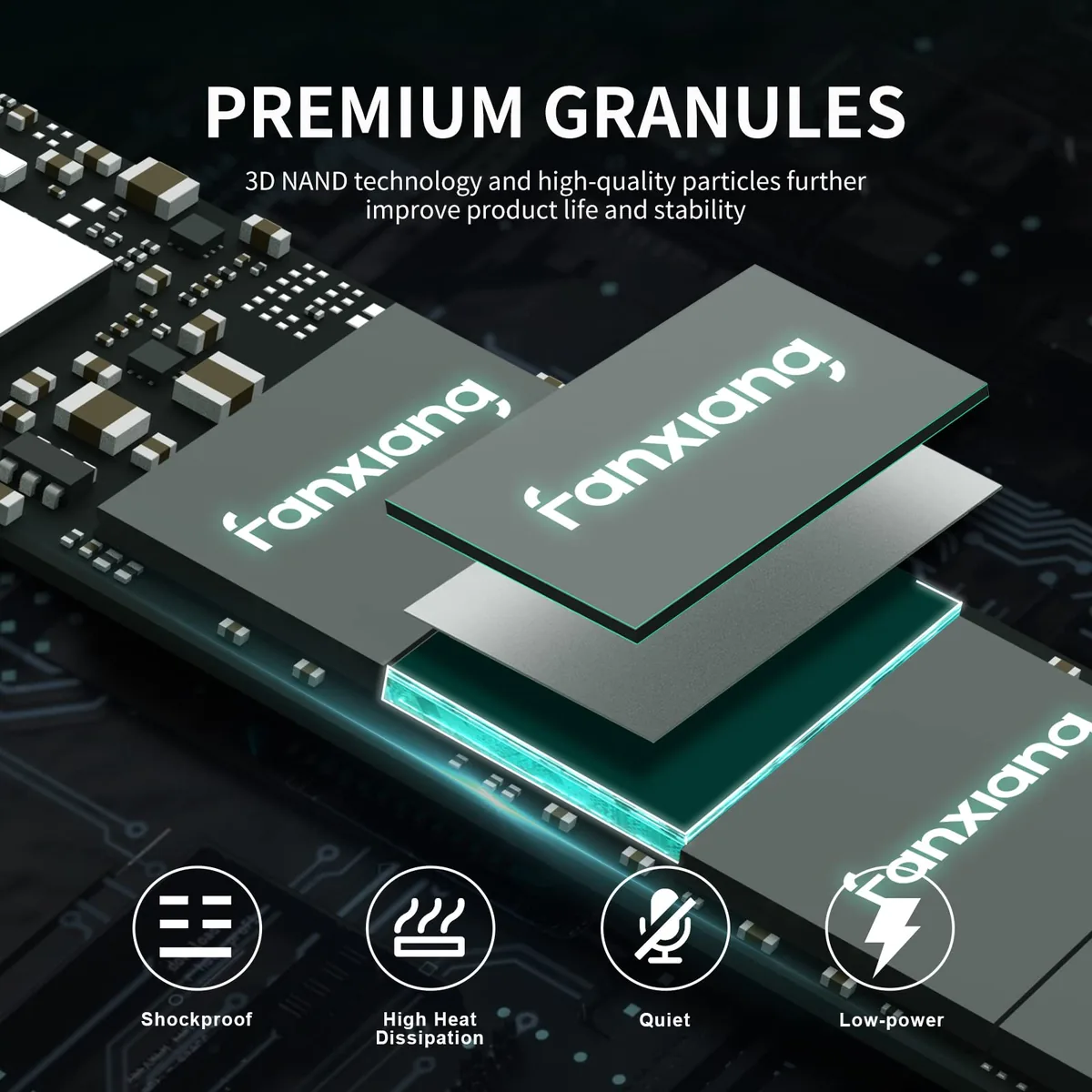 fanxiang S500 Pro 256GB NVMe PCIe Gen3 foto 3
