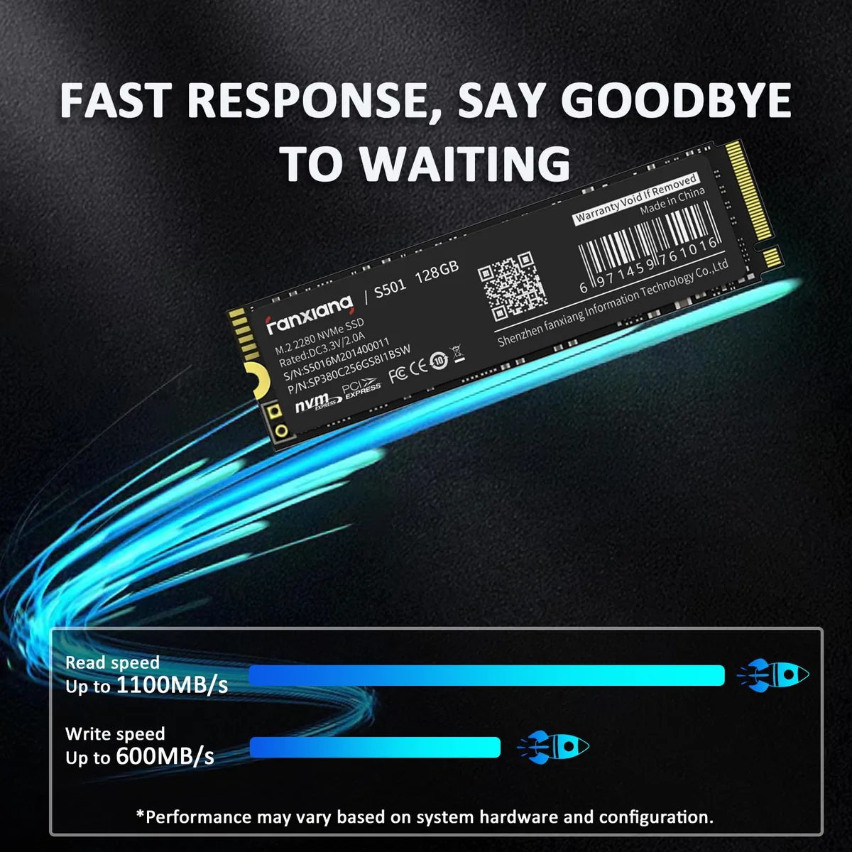 fanxiang S501 128GB NVMe PCIe Gen3 foto 5
